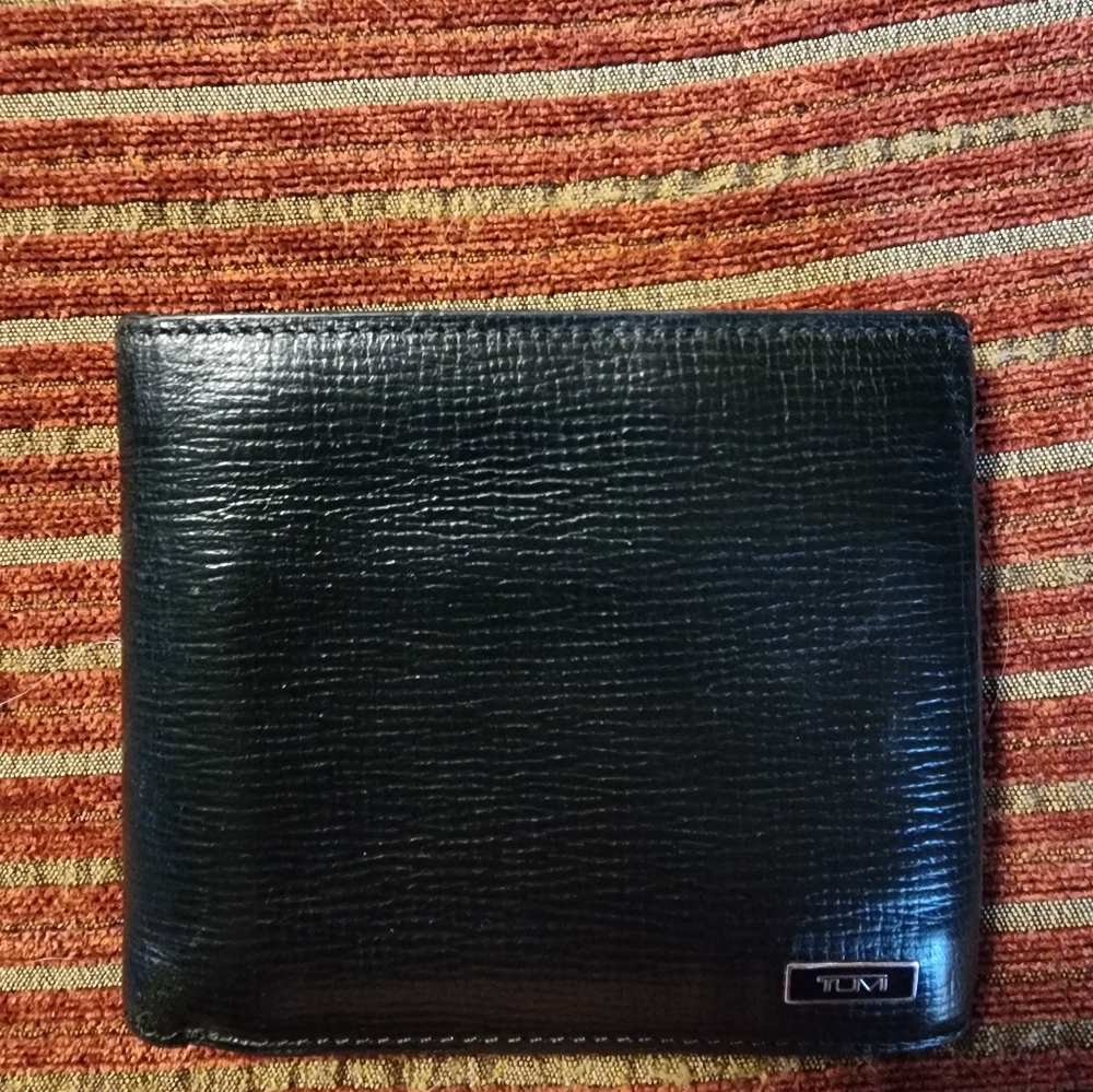 Tumi Black Leather Wallet